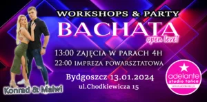 Bachata z Konradem & Malwi w Bydgoszczy 13.01.2024r.