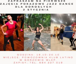 Pierwsze zajęcia jazz dance dla dorosłych