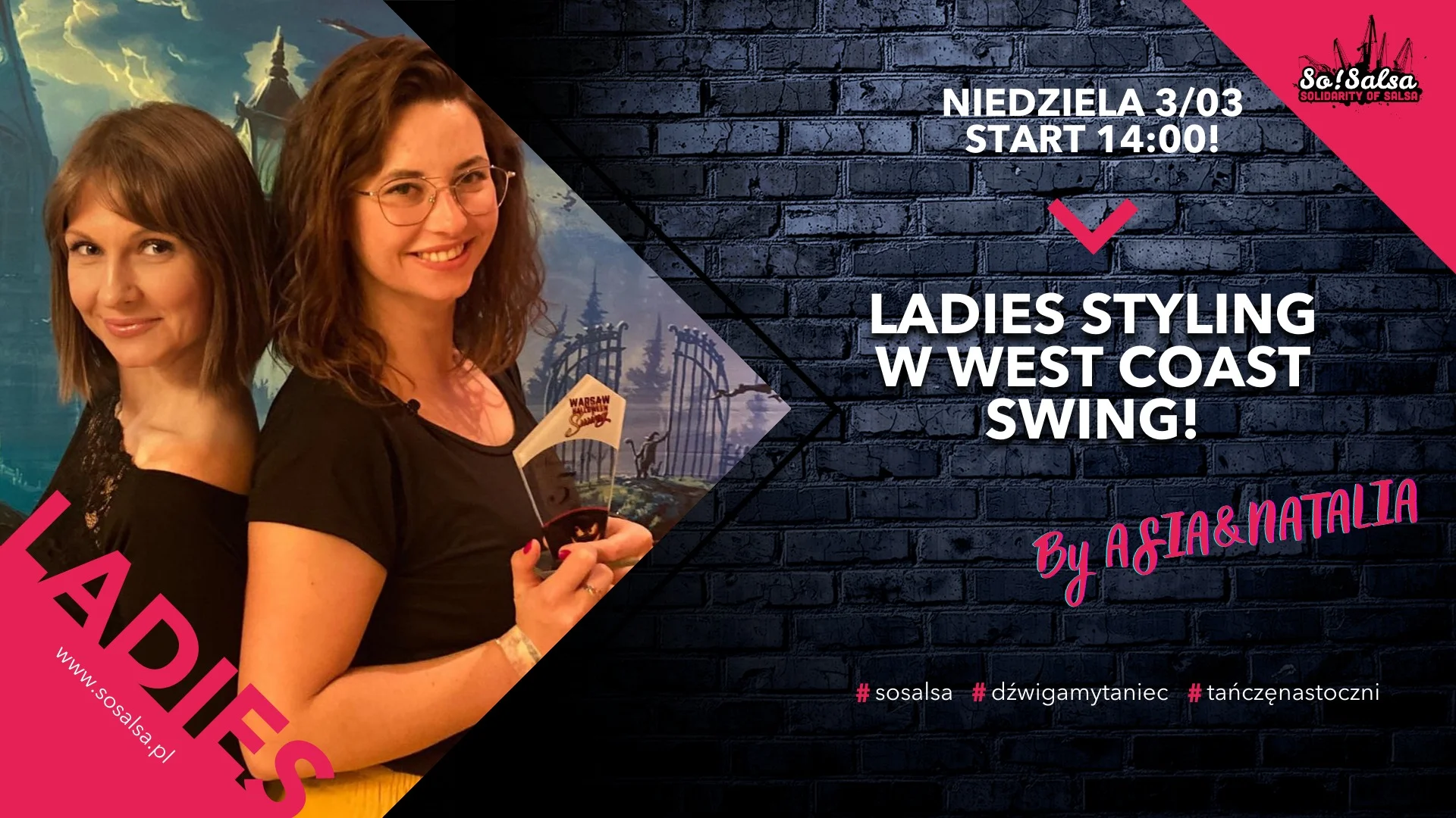 Ladies Styling w West Coast Swing! NIEDZIELA 3/03
